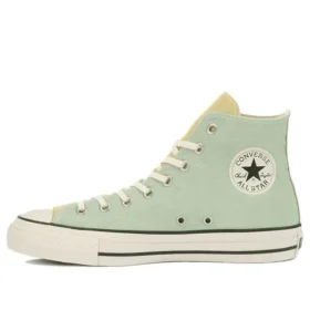 Chuck Taylor All Star Hi Pantofi casual din pânză cu talpă înaltă Albastru Verde Versiunea japoneză „Green Blue”
