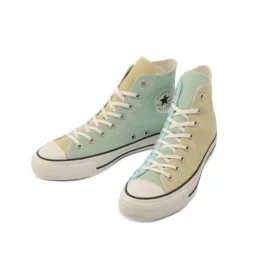 Chuck Taylor All Star Hi Pantofi casual din pânză cu talpă înaltă Albastru Verde Versiunea japoneză „Green Blue”