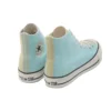Chuck Taylor All Star Hi Pantofi casual din pânză cu talpă înaltă Albastru Verde Versiunea japoneză „Green Blue”