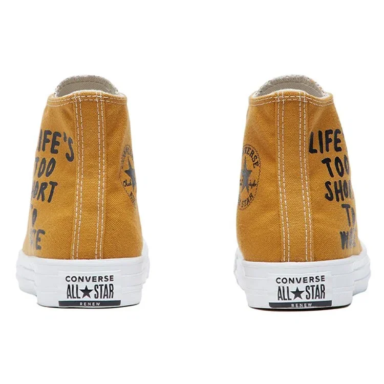 Chuck Taylor All Star Hi Renew „Life’s Too Short To Waste” Chuck Taylor All Star Hi Renew „Life’s Too Short To Waste”