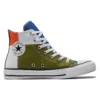 Chuck Taylor All Star High „Alb Verde Roșu Galben”