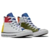 Chuck Taylor All Star High „Alb Verde Roșu Galben”