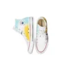 Chuck Taylor All Star High Hand Painted Canvas „White Yellow Blue”