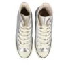 Chuck Taylor All Star High „Leather Silver”