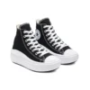 Chuck Taylor All Star High Move „Black White”