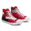 Chuck Taylor All Star High „Patchwork – University Red”