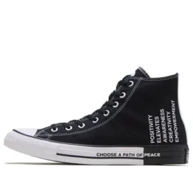 Chuck Taylor All Star High „Seek Peace – Negru”
