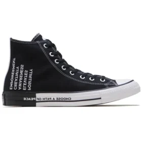 Chuck Taylor All Star High „Seek Peace – Negru”