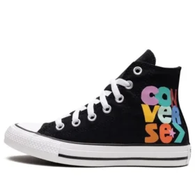 Chuck Taylor All Star High „Smiley Floral Print – Negru”