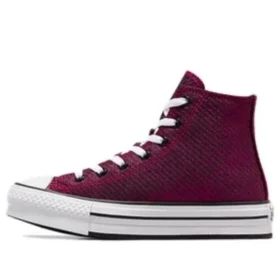 Chuck Taylor All Star High Top Lift Platform Sparkle „Prime Pink”