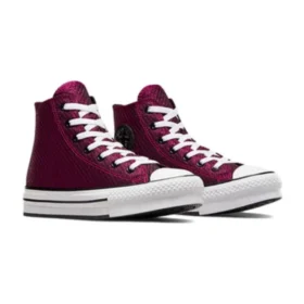 Chuck Taylor All Star High Top Lift Platform Sparkle „Prime Pink”