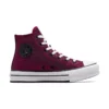 Chuck Taylor All Star High Top Lift Platform Sparkle „Prime Pink”