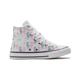 Chuck Taylor All Star K White „Blue Pink”