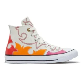 Chuck Taylor All Star LE High Egret Red Orange „White Red”