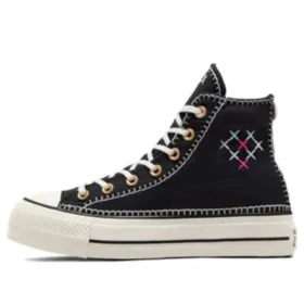 Chuck Taylor All Star Lift Crafted Stitching Platform „Black White”