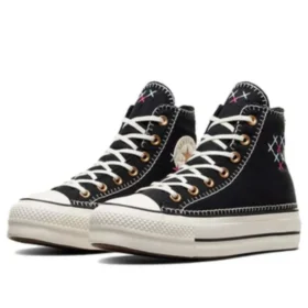 Chuck Taylor All Star Lift Crafted Stitching Platform „Black White”