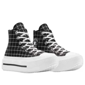 Chuck Taylor All Star Lift Double Stack Platform High „Plaid”