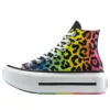 Chuck Taylor All Star Lift Double Stack Platform Pride High „Chaos Fuchsia Orange Rind”