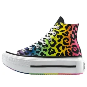 Chuck Taylor All Star Lift Double Stack Platform Pride High „Chaos Fuchsia Orange Rind”