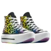 Chuck Taylor All Star Lift Double Stack Platform Pride High „Chaos Fuchsia Orange Rind”