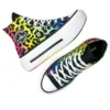 Chuck Taylor All Star Lift Double Stack Platform Pride High „Chaos Fuchsia Orange Rind”