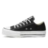 Chuck Taylor All Star Lift Glitter Low Top Thick Sole „Black White”
