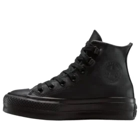 Chuck Taylor All Star Lift Leather High Top „Black”