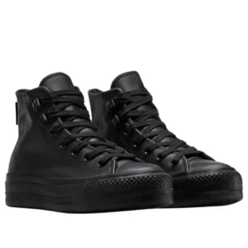 Chuck Taylor All Star Lift Leather High Top „Black”