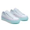 Chuck Taylor All Star Lift Low „Alb Liliac Albastru”