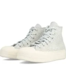 Chuck Taylor All Star Lift Platform Crochet „Gri Alb”
