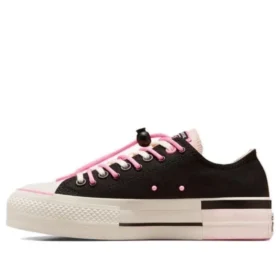 Chuck Taylor All Star Lift Platform Easy On „Black Fable Pink”