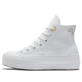 Chuck Taylor All Star Lift Platform High „Autumn Embroidery White”