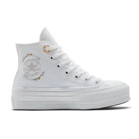 Chuck Taylor All Star Lift Platform High „Autumn Embroidery White”