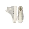 Chuck Taylor All Star Lift Platform High „Houndstooth Shine – Egret Pure Silver”