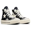 Chuck Taylor All Star Lift Platform Large Stars High „Negru Alb”