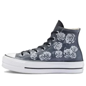 Chuck Taylor All Star Lift Platform Leather Rose Garden „Gri Alb”