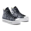 Chuck Taylor All Star Lift Platform Leather Rose Garden „Gri Alb”