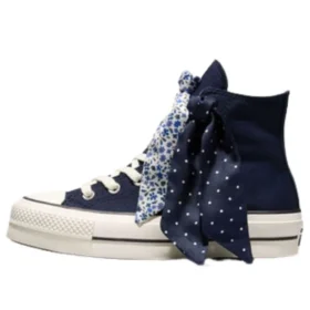 Chuck Taylor All Star Lift Platform Scarf Bow „Obsidian Blue”
