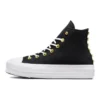 Chuck Taylor All Star Lift Platform Star Studded „Black White Gold”