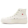 Chuck Taylor All Star Lift Platform Y2K Heart High Top „White Fever Dream”
