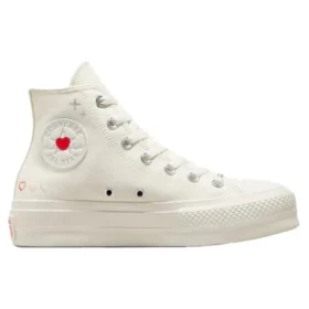 Chuck Taylor All Star Lift Platform Y2K Heart High Top „White Fever Dream”