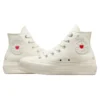 Chuck Taylor All Star Lift Platform Y2K Heart High Top „White Fever Dream”