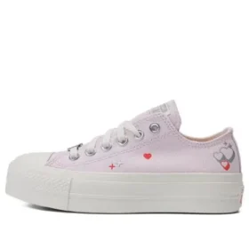 Chuck Taylor All Star Lift Platform Y2K Heart Low Top „Roz pal”