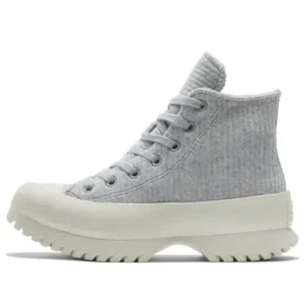 Chuck Taylor All Star Lugged 2.0 High „Striped Knit – Gravel”