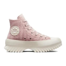 Chuck Taylor All Star Lugged 2.0 High „Striped Knit – Stone Mauve”