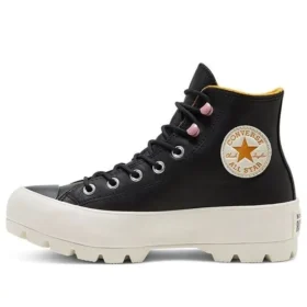 Chuck Taylor All Star Lugged Winter High GTX „Negru Galben șofran”
