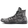 Chuck Taylor All Star Luxe Leather „Negru Gri Argintiu”