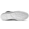 Chuck Taylor All Star Mission-V din piele, model înalt, talpă cu model ondulat, negru-alb „Black White”