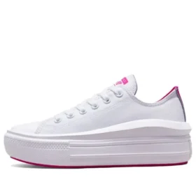 Chuck Taylor All Star Move Low „Alb-violet”