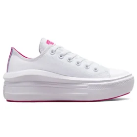 Chuck Taylor All Star Move Low „Alb-violet”